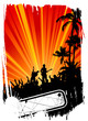 grunge concert background