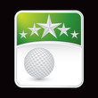 Golf ball green star backdrop