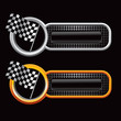 Checkered flags on checkered tabs