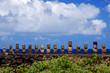 Foto: Moai at Ahu Tongariki on Easter Island, Chile Moai at Ahu Tongariki on Easter Island, Chile