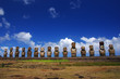 Foto: Moai at Ahu Tongariki on Easter Island, Chile Moai at Ahu Tongariki on Easter Island, Chile