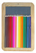 crayons de couleur sur ardoise crayons de couleur sur ardoise