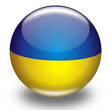 Kugel Ukraine Fahne