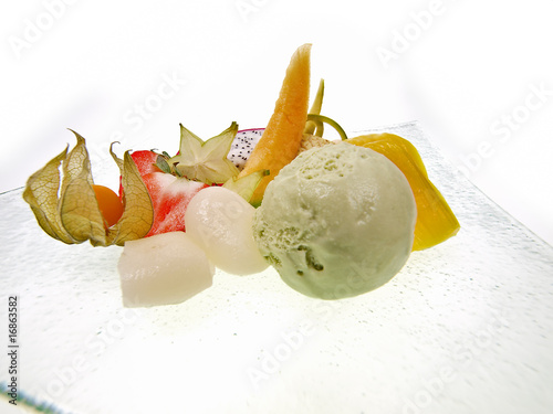 Photo: green tea ice cream green tea ice cream