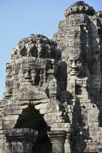 Foto: Tetes monumentales au "BAYON" des temples d'Angkor Tetes monumentales au "BAYON" des temples d'Angkor