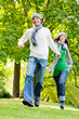 running couple cold cool season