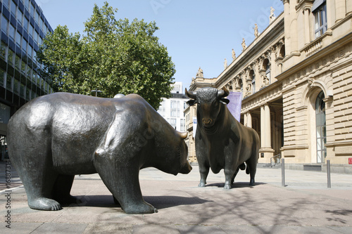 Photo: Bulle und Bär Börse Frankfurt-5 Bulle und Bär Börse Frankfurt-5