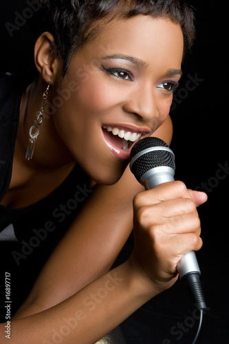 Photo: Singing Black Woman Singing Black Woman
