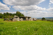 Dolmen. Megalithic tomb in Brittany, France