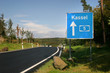 Autobahn-Wegweiser nach Kassel