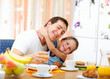 Family breakfast
