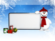 snowing frame, snowman snowing frame, snowman