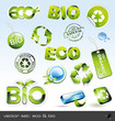 vector set: eco & bio
