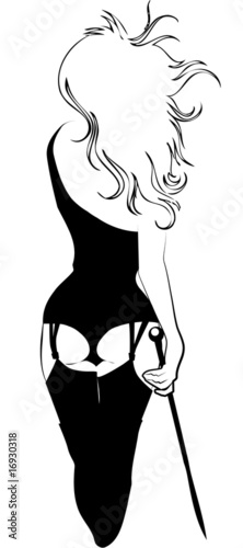 U0026quot Beautiful Tattoo Woman In Lingerie Silhouette Logo Icon