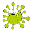bakterie virus krankheit cartoon