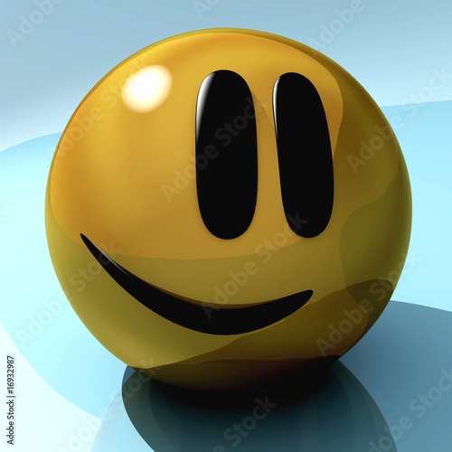 Illustration: smiley_blue_yellow smiley_blue_yellow