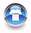 Illustration: T-shirt glossy icon T-shirt glossy icon