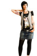 Mädchen in Pose