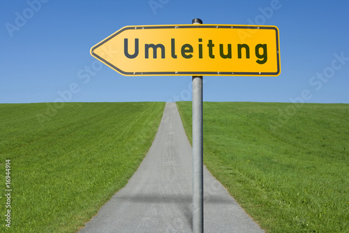 Foto: Umleitung Umleitung