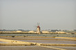 saltworks in sicily, italy
