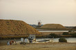 saltworks in sicily, italy