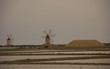 saltworks in sicily, italy