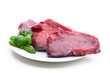 Rohes Steak - mehrere Scheiben