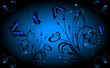 Abstract floral background