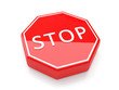 Stop Sign 3d Render