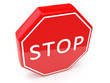 Stop Sign 3d Render