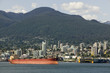 Cargo ship in Vancouver Harbour, British Columbia