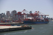 Cargo ship in Vancouver Harbour, British Columbia