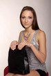 Frau mit Tasche
