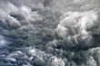 Black stormy clouds