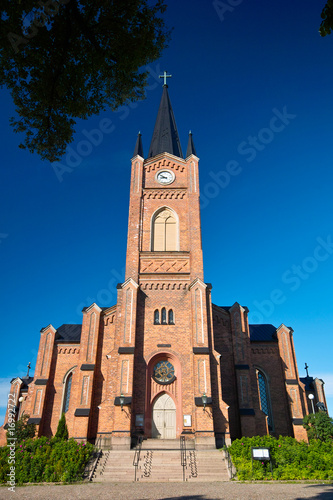 Lutheran Church of neo-gothic style, Lovisa, Finland Lutheran Church of neo-gothic style, Lovisa, Finland