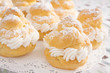 Photo: Powdered Cream Puffs Powdered Cream Puffs