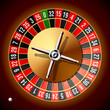 Roulette wheel. Vector.