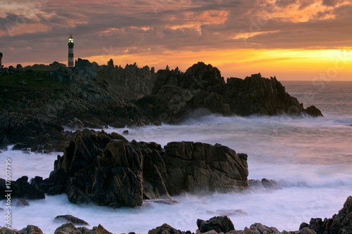 Photo: beautiful seascape at dusk beautiful seascape at dusk
