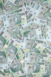 background made of polish 100 zloty banknotes