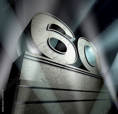 Illustration: 60 sixty birthday anniversary celebration 60 sixty birthday anniversary celebration