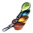 measuring cups, baking and cooking utensils