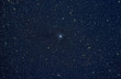 Nebula among stars