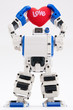 Robot holding a heart over head Robot holding a heart over head