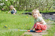 girls in the garden girls in the garden