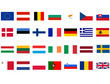 European flags