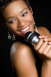 Beautiful Black Singer