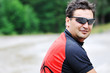 mountain biker portrait