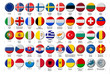 Europe-Buttons-Set-3D-round