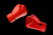 Foto: Boxing gloves isolated on black Boxing gloves isolated on black