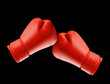 Foto: Boxing gloves isolated on black Boxing gloves isolated on black